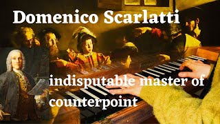 Domenico Scarlatti on Clavichord, Sonata-Fugue in c minor K.58/L.158