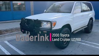 2000 Toyota Land Cruiser UZJ100 Walk Around Interior Driving