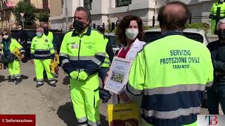 Taranto: doni a medici ed infermieri da parte del Gruppo Protezione Civile Taranto