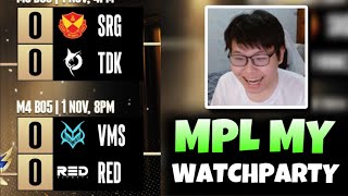 NOOO SRG :( RED VS VAMOS!! MPL MY PLAYOFFS DAY 2 WATCHPARTY!! 🔴