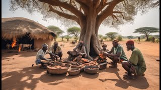 Survival In The Wild: Hadzabe Tribe Feasts On Wild Boar & Porcupine Bbq - A Taste Of Tradition!