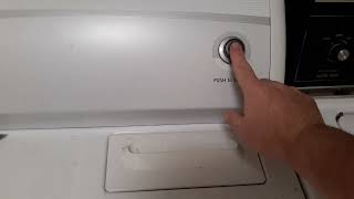 How to Operate Kenmore Dryer Machine with Dial (Elite HE 400 600 90 70 80 500 Electric Push Start)