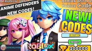 (2024) ALL NEW SECRET OP CODES! Which Code Gives the RAREST REWARDS in Anime Defenders?!CODES ROBLOX