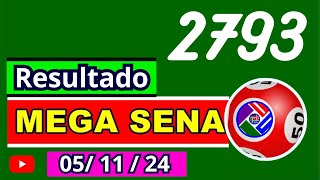 Mega-sena 2793 - Resultado da Mega Sena de hoje Concurso 2793