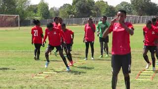 Football Association of Zambia Women Team In Training