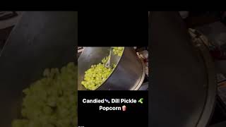 Making Candied Dill Pickle Popcorn!