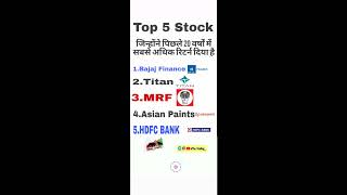 Top 5 stock
last 20 years highest return