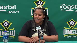 UNCW WBB Head Coach Nicole Woods | Postgame vs William & Mary, 3-01-24