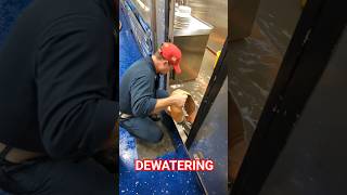 "Watch As US Navy Sailors Dewatering Their Flooded Out Galley" #shorts #navy #flooding #military