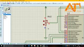 PIC18F4580 controlling DC motor using POT through ADC