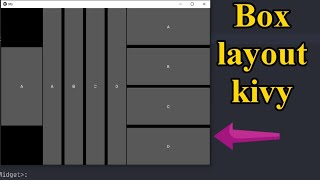 Box layout kivy | Python