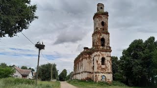 Руины Свято-Ануфриевской церкви. Беларусь