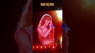 Taylor swift "BAD BLOOD" At the eras tour. #taylorswift #erastour #shorts #viral #badblood