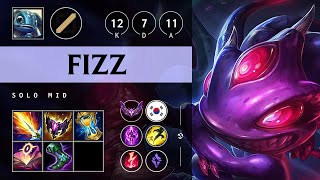 Fizz Mid vs Galio: Unstoppable - KR Master Patch 14.22