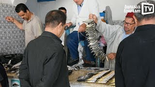 Le marché au poisson de Houmt-Souk