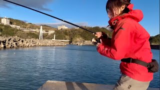 天気が悪くても釣りに行くと...