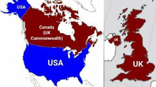 USA Vs UK Scenario: Map Animation