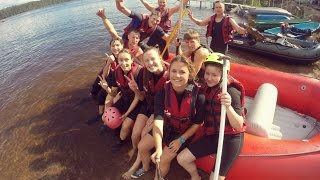 Rafting down Vuoksa river 06/09/2014