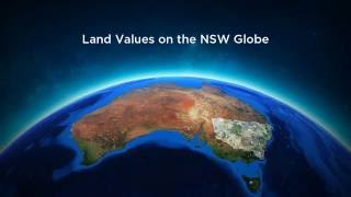 Land values on NSW Globe