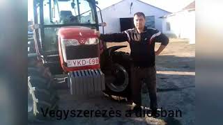 Massey Ferguson 3630 vegyszerezès a diósban🤞🔥💣👌