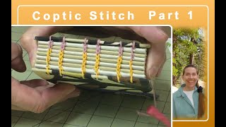 Coptic Stitch Bookbinding Part 1 - Creating the Cover