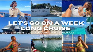 Lets go on a week long cruise | turks and caicos, bahamas | davine riley