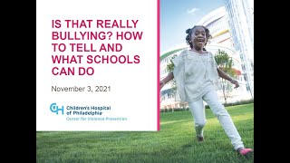 Is That Really Bullying? How to Tell and What Schools Can Do