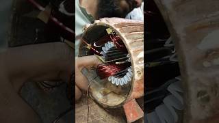 How to fix electric motor copper #shorts #viralshorts #ytshorts