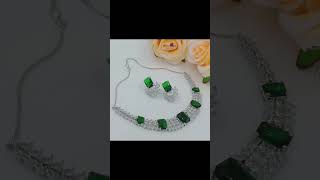 American Diamond Necklace | Ss Jewellery Hub | #calmdown #song #youtubeshorts #trendingshorts