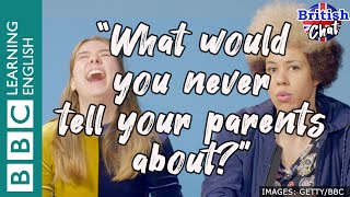 British Chat - What would you never tell your parents about?