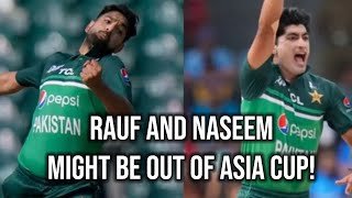 Injured Rauf and Naseem doubtful for remainder of Asia Cup!