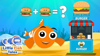 Little Fish Teaching Maths | #learning | Little Fish Tales | #fish