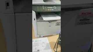 Ricoh 3500sf printer testing checking review #shorts