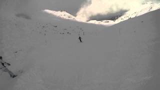 Les Trois Vallees  - Skiing 14 - Skiing the long run towards Meribel pt. 4