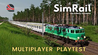 SimRail | NEW Multiplayer Playtest! (ENG) | #simrail