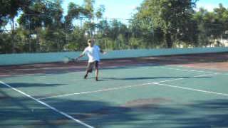 Tenis la Romana roberto practica polideportivo dic 2015