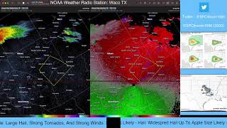 Severe Weather (Enhanced Risk For Texas) - Live (4K 60FPS)