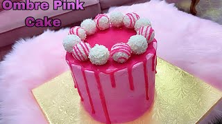 Pink Ombre Cake