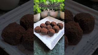 On This Diwali Serve No Bake Dessert Balls Instead Of Sweets | #recipe #youtubeshorts #shorts