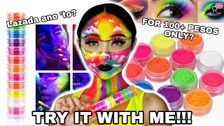 Trying Neon Powder from LAZADA!!!