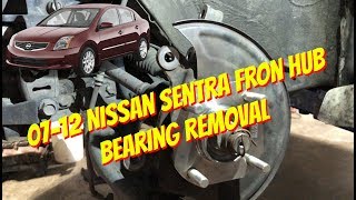 Nissan Sentra 2007-2012 Front Wheel Hub Removal - Falcons Garage