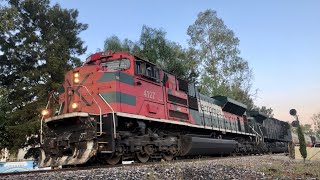 Iniciando el día Vía [ S ]  Lanzadera de trenes al sur  #CPKC  #Ferrosur  #Ferrovalle