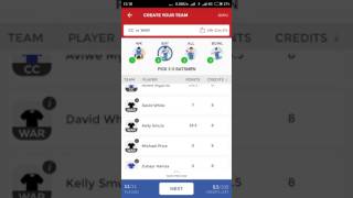 DREAM 11 FANTASY CRICKET    SA LEAUGE T20       CC VS WAR HINDI