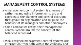 ACC4060 CH 22 Sl 1 to 16 Intro to MGMT Control Sys Decentralized vs Centralized