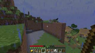 Taking Fight With Villagers In Minecraft Game