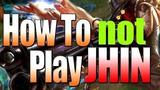 LEAGUE OF LEGENDS JHIN SNIPER not!