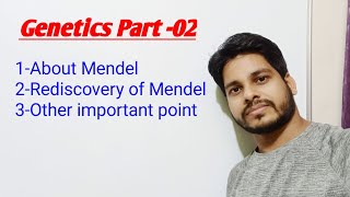 Genetics ( About Mendel)