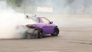 Drifting FULL THROTTLE!!! (Insane tire smoke)