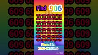 Find the odd number #subscribe #music #puzzle #shorts