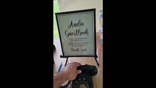 Audio Guestbook Phone: Infinity DJ